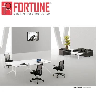 White MFC Executive Office Conference Table in Guangzhou (FOH-SM3614)