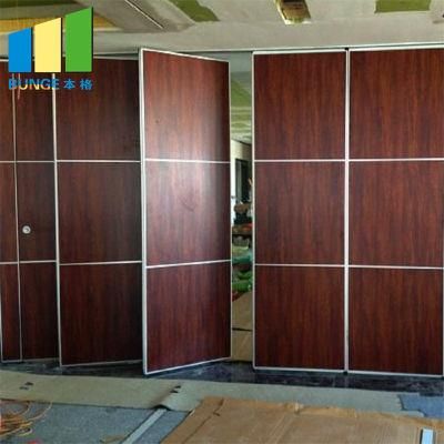 Acoustic Folding Sliding Partition Wall Wooden Soundproof Movable Partitions for Banquet Room