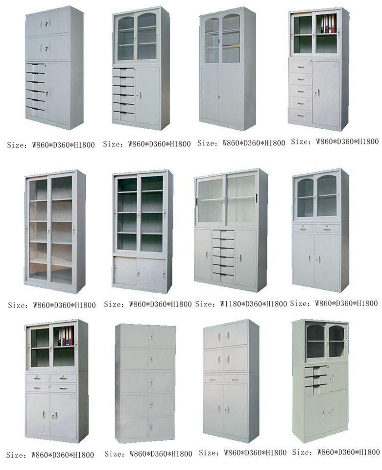 Knock Down Office Metal Locker Steel Filing Cabinet Documents Storage