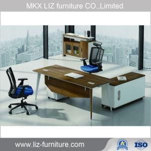 Modern Wood Furniture L Shape Executive Wood Table Manager Office Desk (CM74)