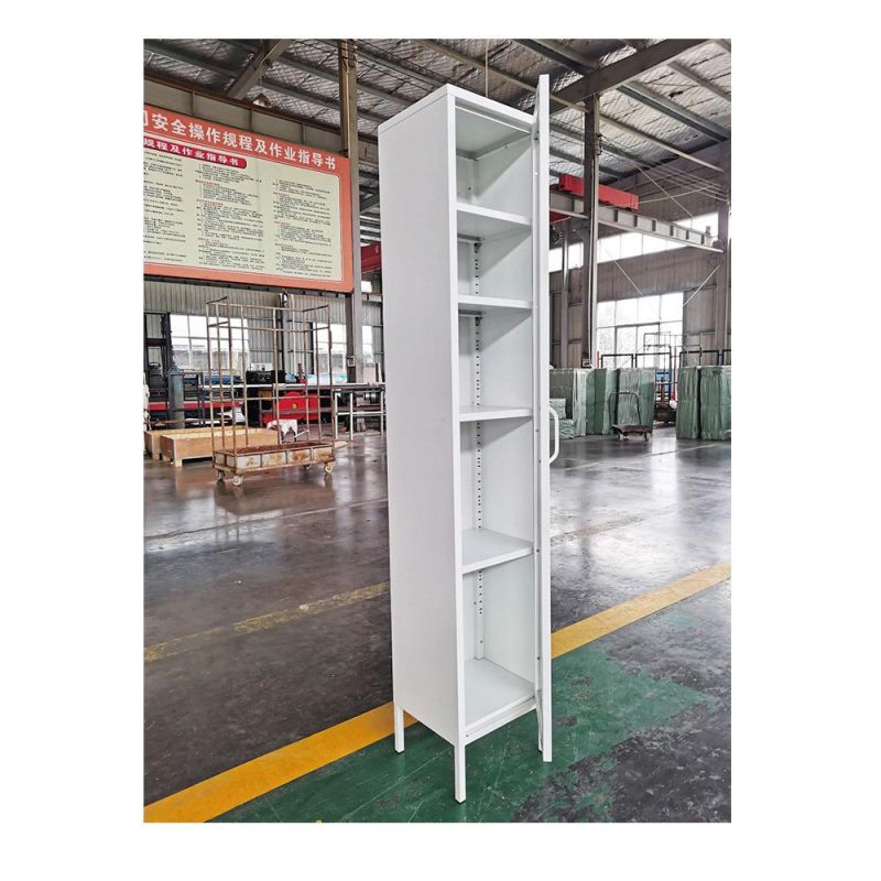 Fas-009-S Hot Sale Living Room Cabinet Filecabinet Metal Bookcase Glass Doors Office Furniture Bookshelf