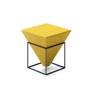 Custom Modern Style Colorful Inverted Triangle Soft Square Footstool