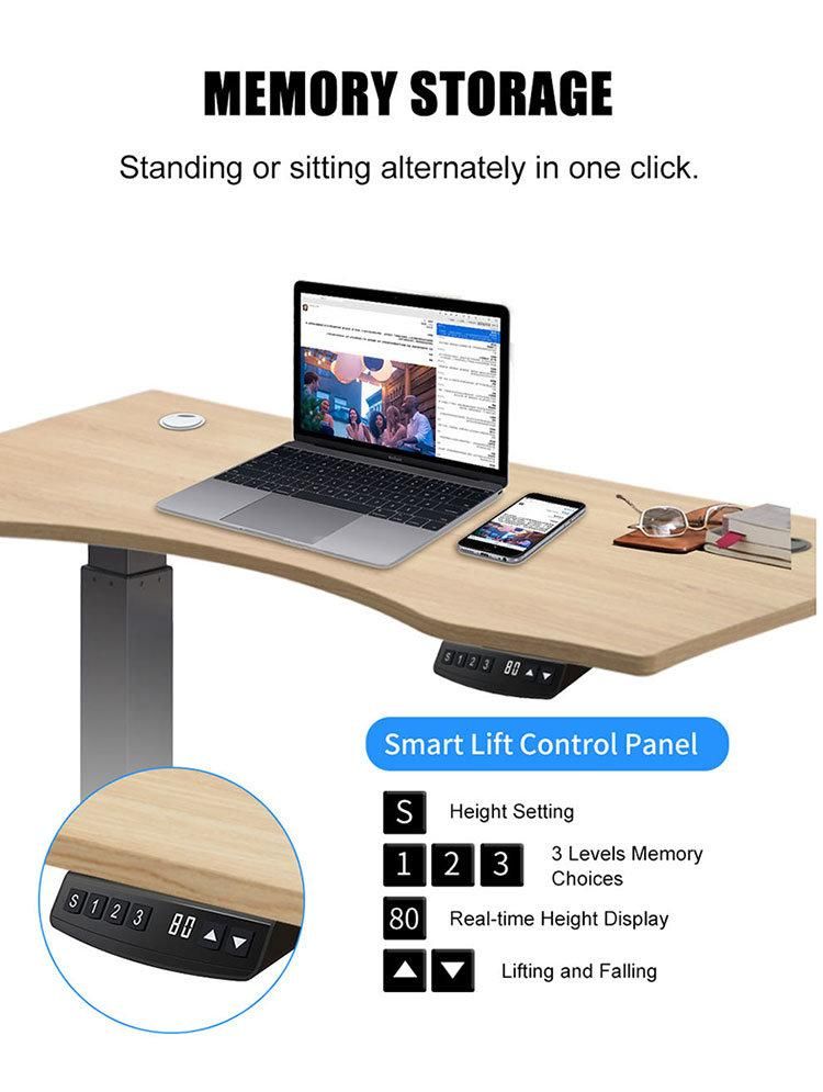Ergonomic Office Electric Height Adjustable Sit to Stand Standing Desk