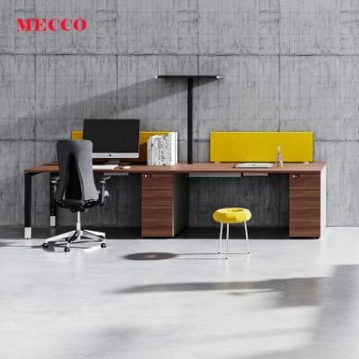 Modular Melamine Simple Modern Style Staff Use Office Table Desk Partition Workstation