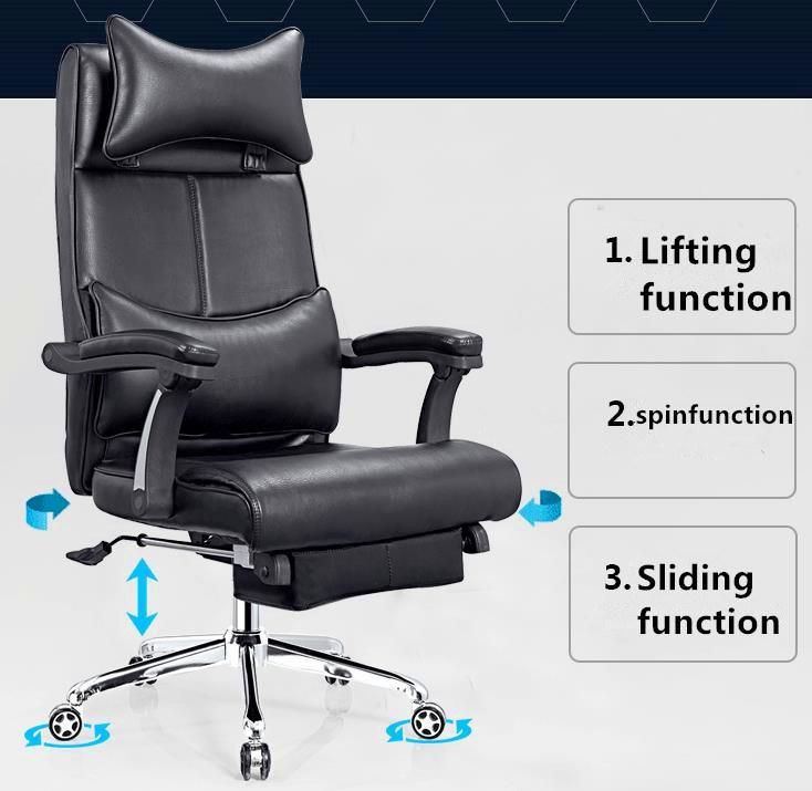 Wholesale Racing Seat Armrest for Leather Executive Office Chair with Footrest