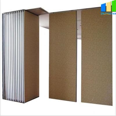 Hotel Movable Partition Wall Acoustic Wooden Hanging Folding Partitions