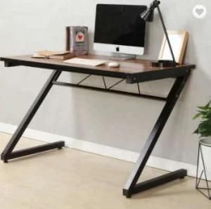 Modern Design Z-Shape Computer Desk Writing or Gaming Desk for Home Workstation