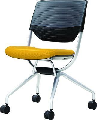 Comfortable Foldable Office Matal Furniture Folding School Arm Chair