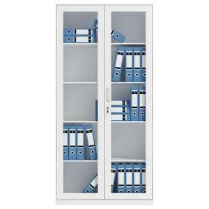 Office Furniture Modern Furniture Cheap 2 Glass Door Cabinet