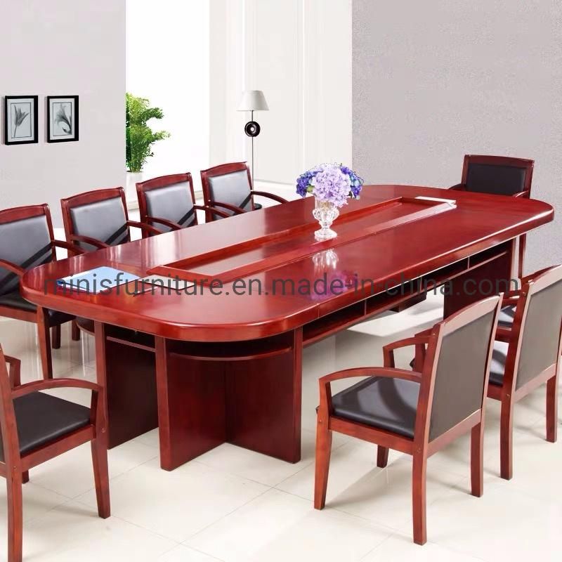 (M-CT332) Office Furniture Conference Room MDF Executive Meeting Table with 12 Seats Chairs