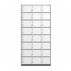 China Factory Supply Custom Size Connect Firmly Twenty-Four Door Wardrobe