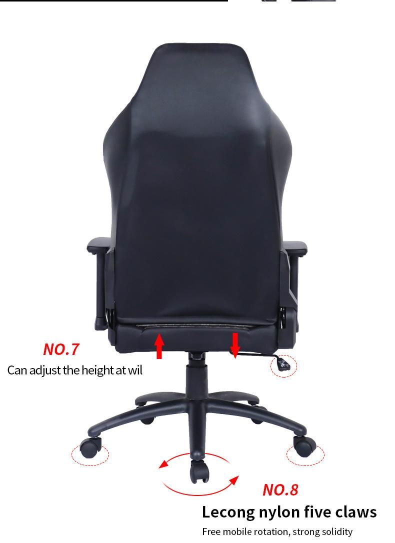 LED Sillas Moves with Monitor Computer Wholesale Market China Gaming Chairs Chair