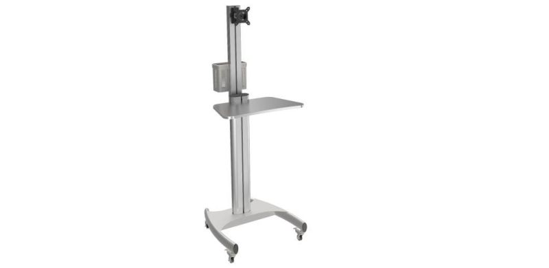 Mobile Computer Workstation Single Monitor 10-24" (PC 1601AS)
