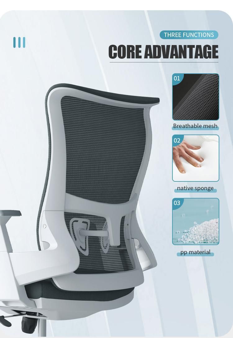 China Factory Work Ergonomic Mesh Home Furniture Modern Office Chair