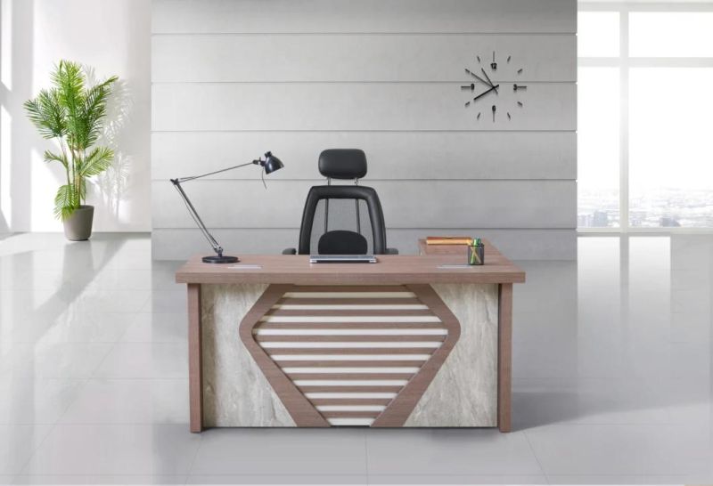 Long Term Hot Sale Patent Design MDF Computer Desk Modern Executive Office Desk