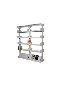 Double Sides Bookshelf with Japanese Galvanized Steel and Epoxy Powder Coating Finish/ISO Tiv SGS Proved