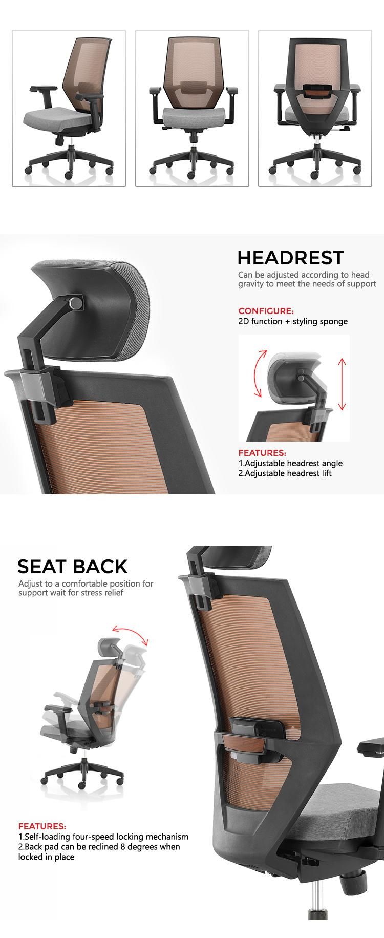 Factory Wholesale Cheap Staff Manager New Design Office Ergonomic Chair