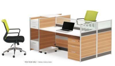Fahionable 2 Person Staff Office Space Partition (FOH-SS18-1812)