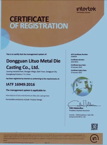 Excellent OEM Aluminium Die Casting Bracket Furniture Part
