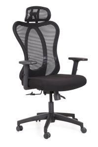 Black Hot Sale Home Office Furniture Mesh Office Chair with Headrest (H018)