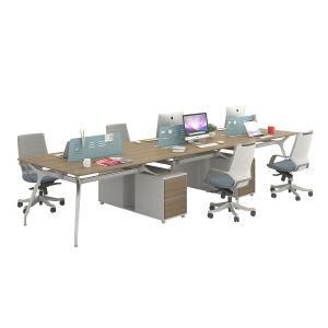 Best Price Modern Design Cubicle 6 Person Melamine Partition Desk