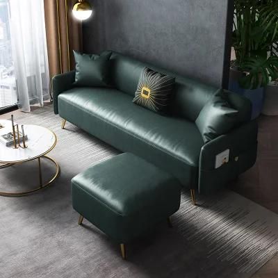 Waterproof Technology Fabric Elegant Design Leisure Sofa Chair with Independently Footrest