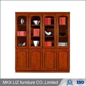 Classical Style 4 Door Wooden Filing Cabinet Bookcase (C607)