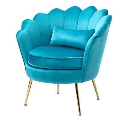 Flower Shape Round Thicken Cushion Leisure Chair with High Back