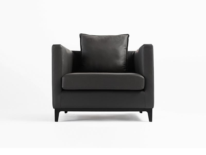 Single Seat PU Leather Modern Office Sofa