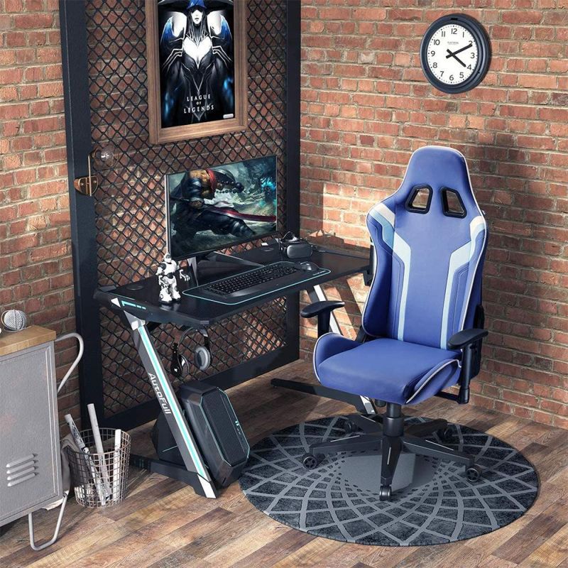 Gaming Chair 360 Swivel Adjustable Racing Chair with Footrest