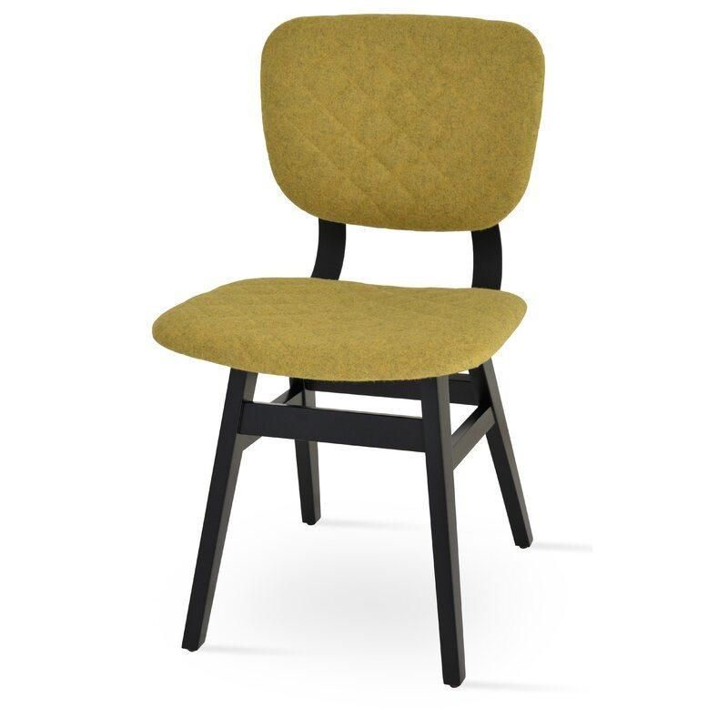 Dining Room Tulip Chairs with Natural Wood Leg and PP Seat Plastic Dining Chairs