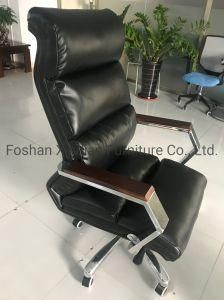 Export Modern Soft Ergonomic Metal Leather Boss Chair in Office