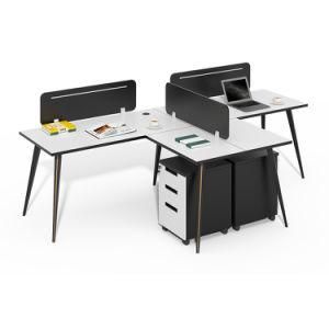 2019 T Shape Open Screen Furniture Cubical Office Workstation Set