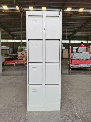 Singapore Popular Metal 4 Drawer Office File Cabinet with Locking Bar