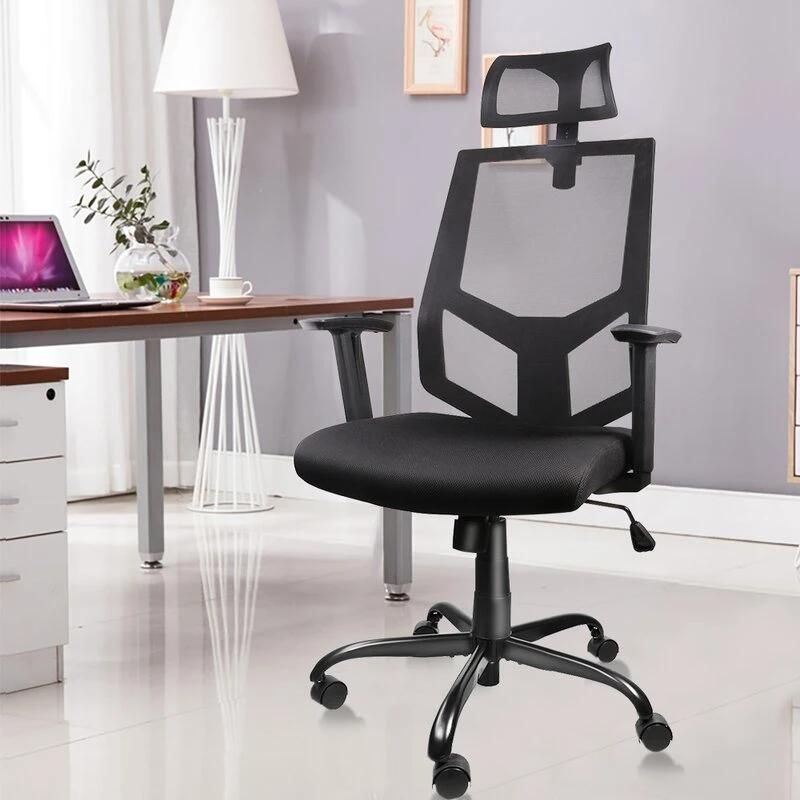 Ergonomic Design Adjustable Upholstery Mesh Conference Office Desk Chair