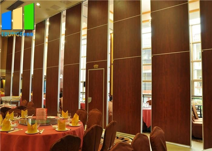 Sliding Folding Acoustic Operable Movable Partion Walls for Hotel