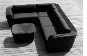 Rattan Outdoor Furniture Cube Sofa Set S902