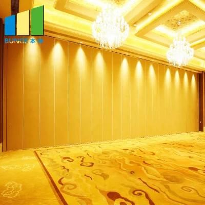 Removable Wall Partitions Auditorium Soundproof Operable Wall Sliding Hotel Partition