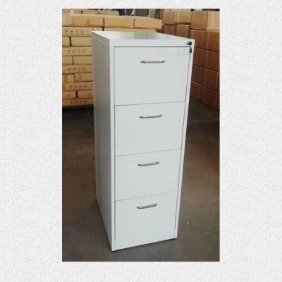 Fas-001-4D Cheap Office Metal Storage Furniture 4 Drawers Vertical Steel Filing Cabinet