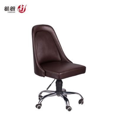 Comfortable PU Fabric Executive Chair Desk Stool with Wheels Reception Chair