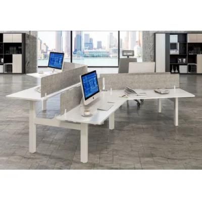 1250n Load Capacity Modern Design Work Station 4 Legs Standing Table