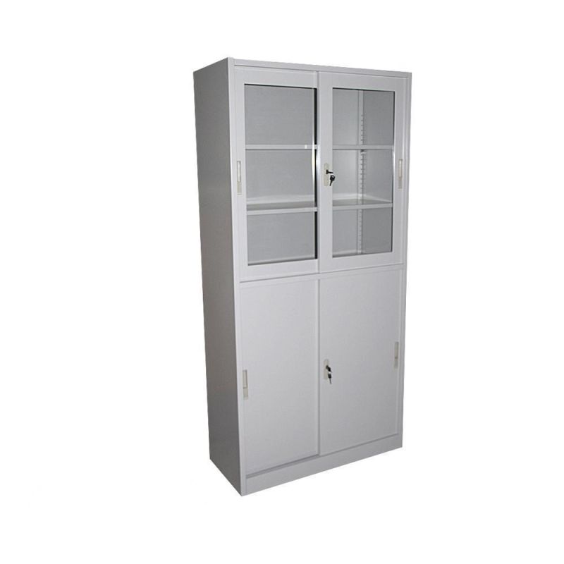 Office &Pharmacy File Storage Cabinet Furniture Glass Steel Cabinet