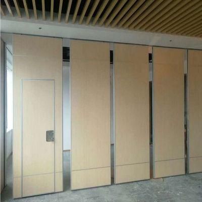 Conference Hall Folding Sliding Sound Proof Partitions with Pass Through Door Access