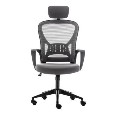Height Adjustable Rotating Visitor Swivel Ergonomic Executive Mesh Office Chair with Armrests for Conference Meeting