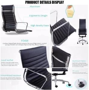 Fashionable None PVC Covered Armpad PU Leather Swivel Visitor Seat for Hospital Medical Office Furniture