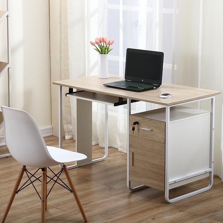 Fashion MDF Home Office Furniture Steel Wood Computer Desk Study