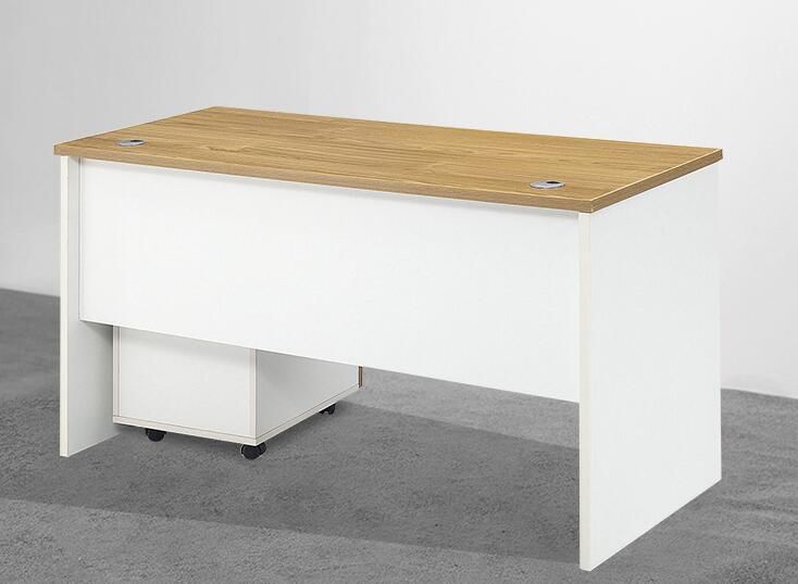 Metal Legs Modern Computer Desk with Drawers MDF Standing Table