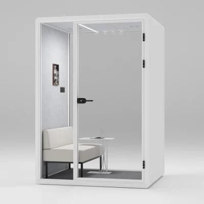 Office Booth Privacy Meeting Pod Office Sound Proof Booth with Furniture Option Sound Isolate Office Pod