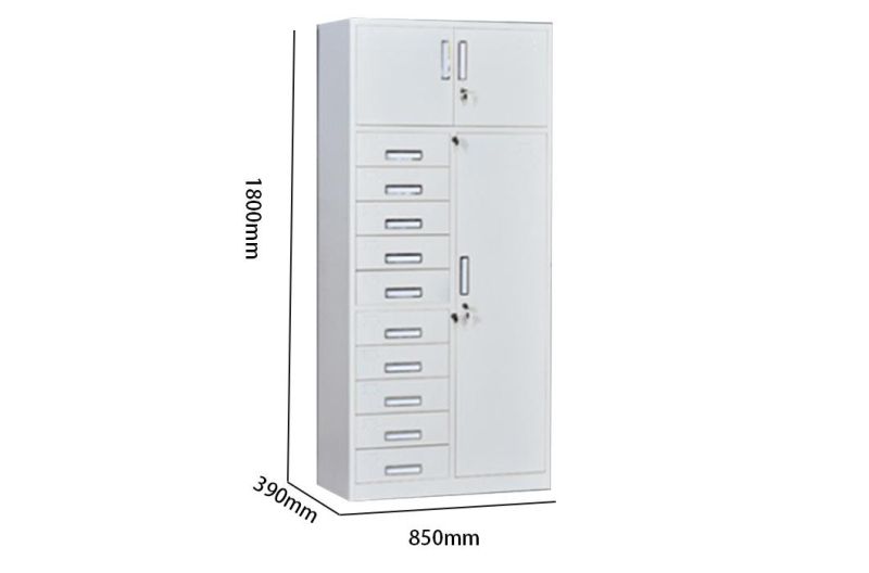 Multi-Door Filing Cabinet Steel Filing Cabinet Metal Drawer