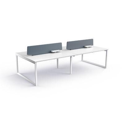 Modern New Design White Office Desk 4 Person Office Workstation